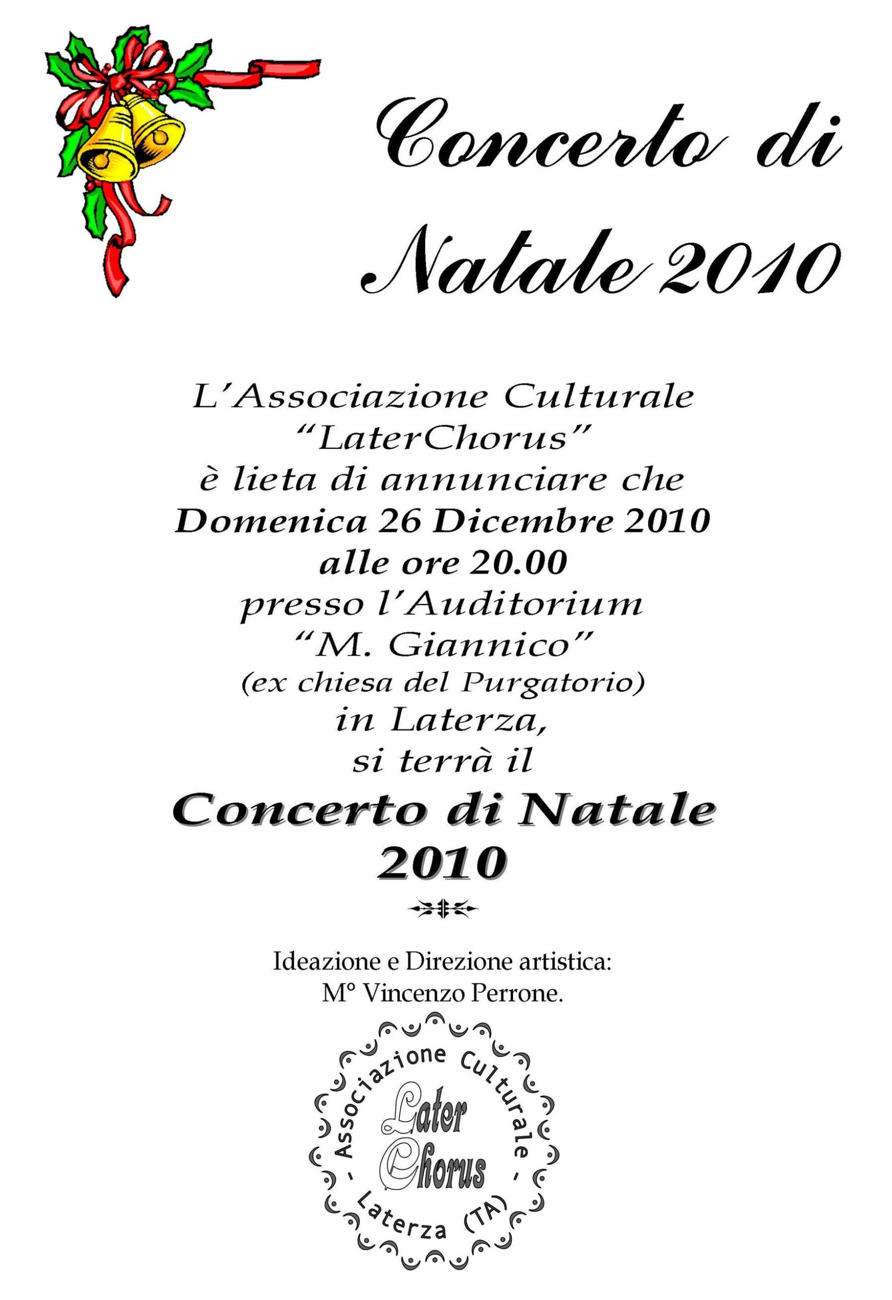 Laterchorus Loc Concerto Di Natale 26 12 2010