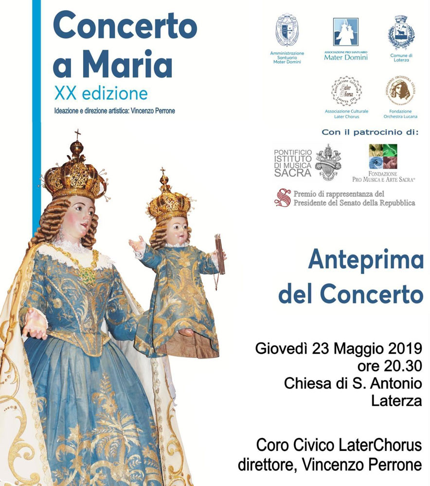 XX Edizione del Concerto a Maria – Anteprima